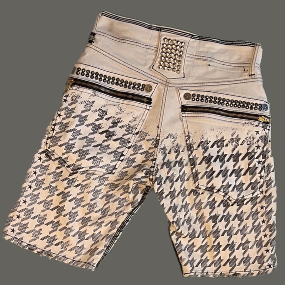 Thesaintssinphony | OOAK Star Pattern Handcrafted Distressed Studded Denim - Picture 6 of 13